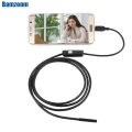 7mm Endoscope Camera Flexible IP67 Waterproof 6 Adjustable LEDs Inspection Borescope Camera Micro USB OTG Type C for Android PC. 