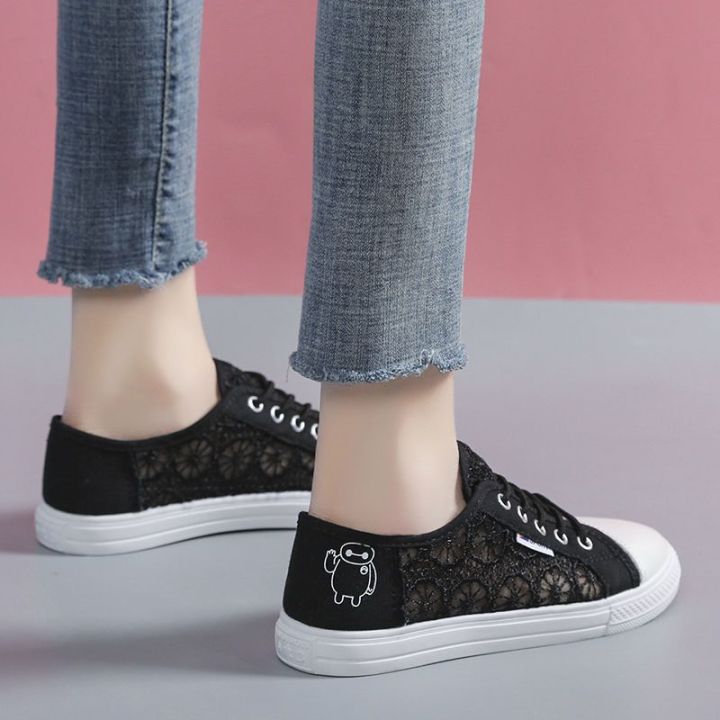 Sandals%20Female%20Tennis%20Shoes%20Student%20Shoes%20Korean%20Style%202024%20New%20Summer%20Mesh%20Flat%20Lace%20Closed%20Toe%20Canvas%20Shoes%20Women's%20Shoes%20-%20Image%205