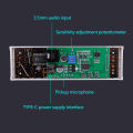 Mini Audio Music Spectrum Voice Control Led Pickup Rhythm Display Level Indicator VU Meter Atmosphere Lamp Desktop Decoration. 