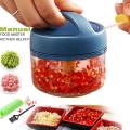 New 5Style Manual Vegetable Fruit Cutter Processor Chopper Garlic Food Twist Shredder Meat Blender Crusher Kit-Style-C.