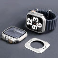 Screen Protector Cover for Apple Watch 44mm 45mm 40mm 41mm Hard PC Front Rear Bumper Case for iwatch 9 8 7 6 5 4 Change To Ultra. 