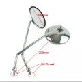 Good Looking CD-80 Looking glass for motorcycle 2 Pcs, Small Nut - silver colour Gives your Bike a Classic Look. 