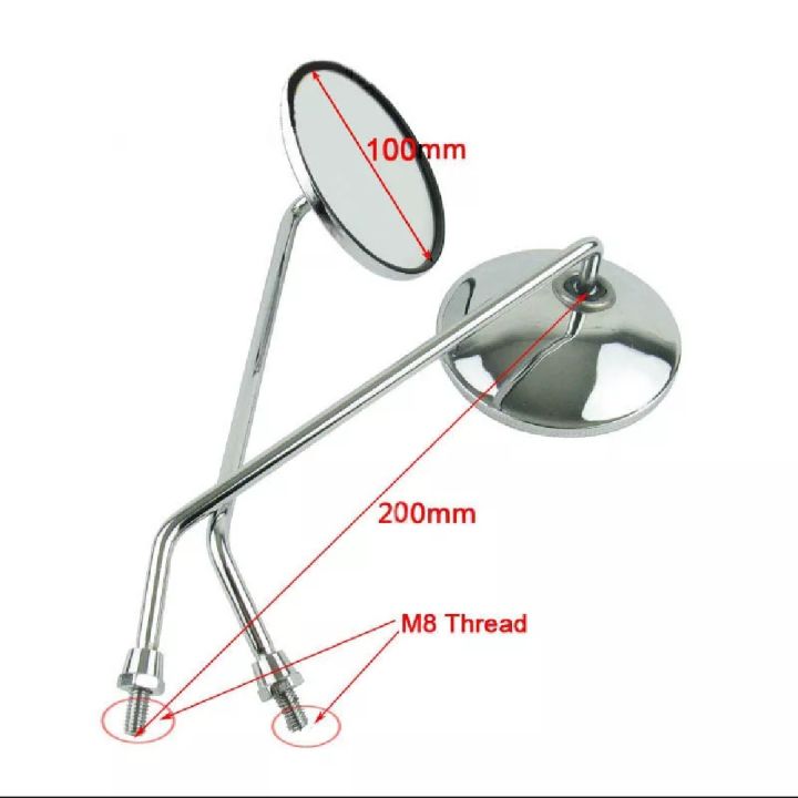 Good%20Looking%20CD-80%20Looking%20glass%20for%20motorcycle%202%20Pcs,%20Small%20Nut%20-%20silver%20colour%20Gives%20your%20Bike%20a%20Classic%20Look%20-%20Image%203