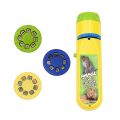 【World Supermarket 2021】Kids Flashlight Toy Luminous Flashlight Projector Light Slide Animal Dinosaur Slide Flashlight Lamp Light. 