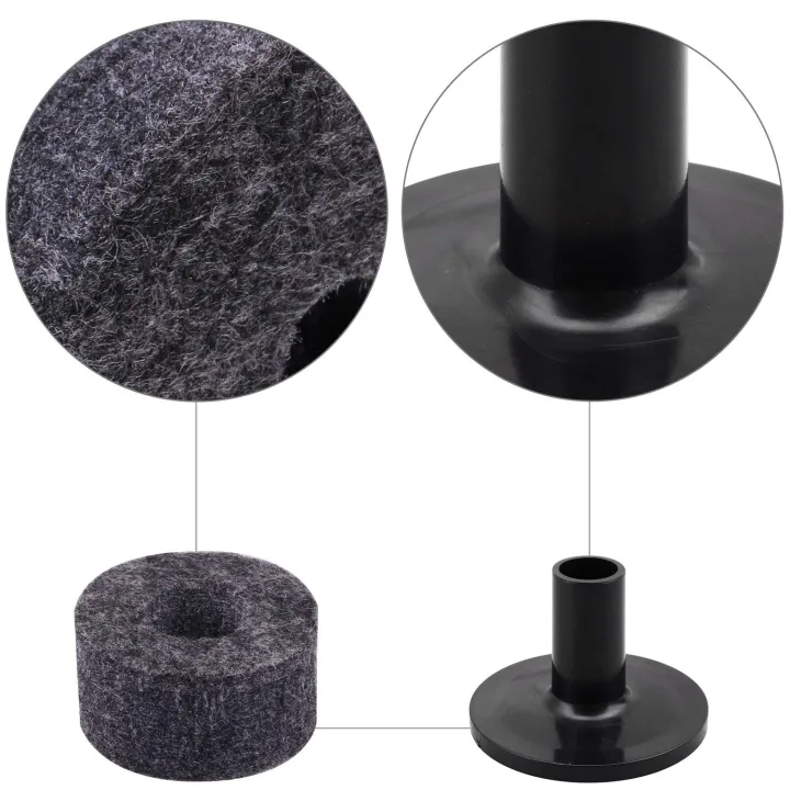 8PCS%20Cymbal%20Stand%2025mm%20Felt%20Washer%20+%202PCS%20Cymbal%20Sleeves%20Replacement%20for%20Shelf%20D%20Kit%20-%20Image%204