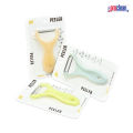 ProX High Quality Multi-Functional Peeler FP-2500 (multicolor) , 1 pcs Vegetables & Fruits  Peeler/Slicer for Quick Smooth Double Sided Blade, Multi-Functional Vegetable Cutter and Fruit Slicer/Peeler, Strong Handle to Peel Carrot Potato Melon Gadget Vege. 