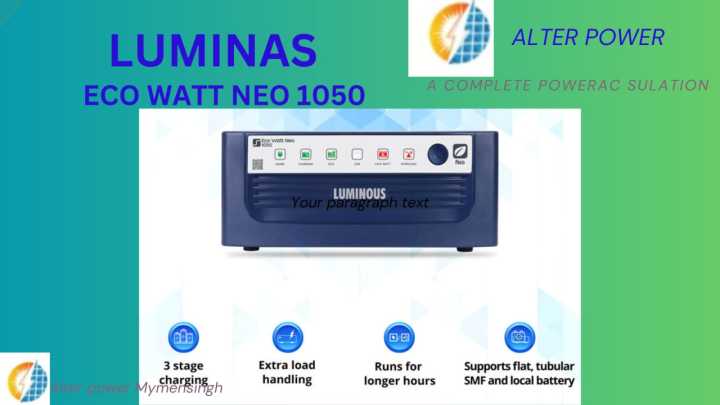 luminous Ips  eco watt neo 1050