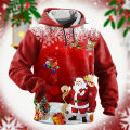 New 3D Santa Claus Xmas printing hoodies kids Xmas Merry Christmas fashion hooded sweatshirts women funny hoodie pullovers tops. 