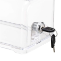 Donation Suggestion Box with Lock Ballot Box Suggestion Box for Fundraising, Donation, Tip Jars, Raffle Box.