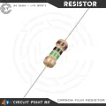 100Pcs - 1M Ohm (1 Mega/Million Ohm) Resistor 5% Tolerance 1/4 Watt(0.25 Watt) Carbon Film Fixed Resistors 2 Pin Leads for Passive Components Electronics Circuitry & Parts.. 
