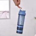 450ml  Whey Protein Powder Shaker Bottles Spring Shaker Cup Gym Three Layers Shaker Protein Milk Shaker Sport Water Bottles. 