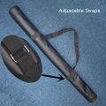 1/2 Artificial Leather Rod Box Snooker Pool Cue Storage Bag Cue Sticks Bags Foldable Portable Shoulder Billiard Accessories Huiye. 