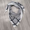 【Trending in Fashion】 New Traditional Palestinian Scarf Keffiyeh with Classic Patterns Shemagh Kufiya Scarf Men Women.
