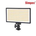 Simpex LED 360 - Super Slim - Professional LED Video Light with Battery F550 and Charger. 