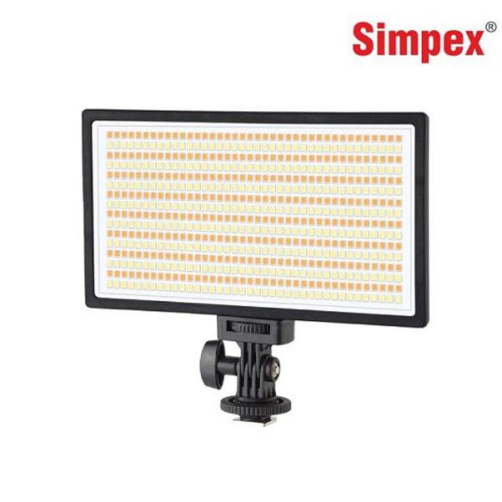 Simpex LED 360 - Super Slim - Professional LED Video Light with Battery F550 and Charger