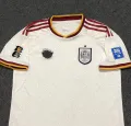 Spain Away Jersey World Cup 2026  Half Sleeve Premium Quality Football Jersey (Logo Embroidery). 