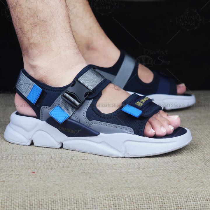 Gladiator Sandals for Men Dragon- 1980 Casual Beach Sandals comfortable shoe Light weight Outdoor shoes Flip Flops Non-Slip Shoe for man Air Shoes