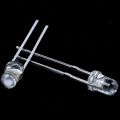 JAEEE 40 Pieces 3mm White LED Lamp Light Emitting Diode DC 2.5V-3V. 