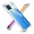For Realme 8 4G Reinforced Shockproof Cushion Back Clear Hybrid Transparent Sof Tpu Back Cover For Realme 8 4G. 