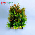 Artificial Grass Plant In wooden tob- Home Decoration Item.