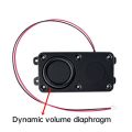 Audio Portable Speaker Driver 4 Ohm 3W Speaker Computer Home Theater Loudspeaker Connector.