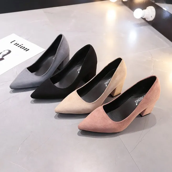 High%20Heels%20Women's%202019%20New%20Autumn%20European%20and%20American%20Style%20Pointed%20Toe%20Pumps%20Women's%20Plus%20Size%20Women's%20Shoes%2033-43%20Size%20-%20Image%204