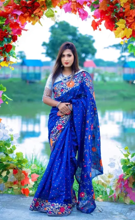 Exclusive%20Designer%20Screen%20Print%20Resom%20Silk%20Saree%20/%20Dhupian%20Cotton%20For%20Stylesh%20&%20Fashionable%20Best%20Dress%20For%20Women%20.%20-%20Sari%20-%20Image%202