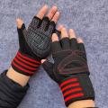 Jim Fitness Wet Lifting Body Building Sports Exercise Sports Sport Workout Gloves, including Bilt-in Wrap Wrap for Male and Women.