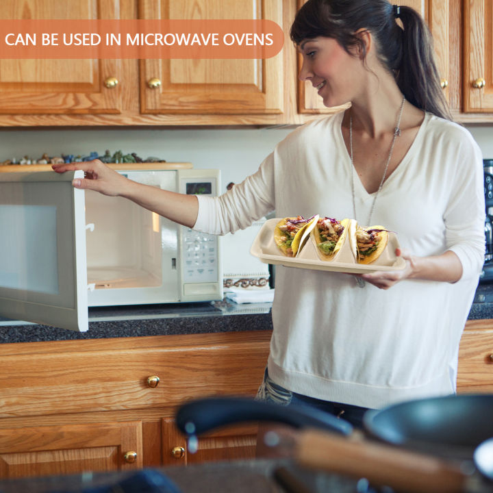50Pcs%20Taco%20Plates%20Reusable%203%20Compartments%20Taco%20Serving%20Plates%20Stackable%20Taco%20Tray%20Holder%20No%20Mess%20Taco%20Plates%20Keeps%20Your%20Tacos%20-%20Image%204