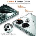 Xiaomi Poco F6 5G/Redmi Turbo 3 5G Premium Silicone Case Crystal Clear Soft TPU Ultra-Thin Transparent Flexible Protective Mobile Phone Back Cover.