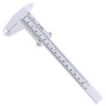 0-150mm Plastic Slide Caliper, Double Scale Vernier Caliper. 