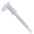 0-150mm Plastic Slide Caliper, Double Scale Vernier Caliper-1pcs.