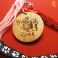 Customized Name and Photo Footprint Design Cat Collar Adjustable Cat Collar For all Kinds Of Cats. 