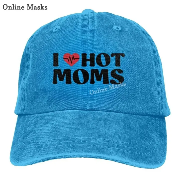 %E3%80%90Nice%20Day%20Toy%20Findings%20Store%E3%80%91%EF%BC%88NEW%EF%BC%89I%20Love%20Hot%20Dads%20I%20Heart%20Dads%20Love%20Hot%20Dads%20Hat%20Cap%20Adjustable%20Washable%20Cowboy%20Hat%20Denim%20Cap%20for%20Man%20-%20Image%204