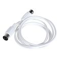 2Pcs MIDI Extension Cable 5 Pin Male to 5 Pin Male Electric , 1.5M. 