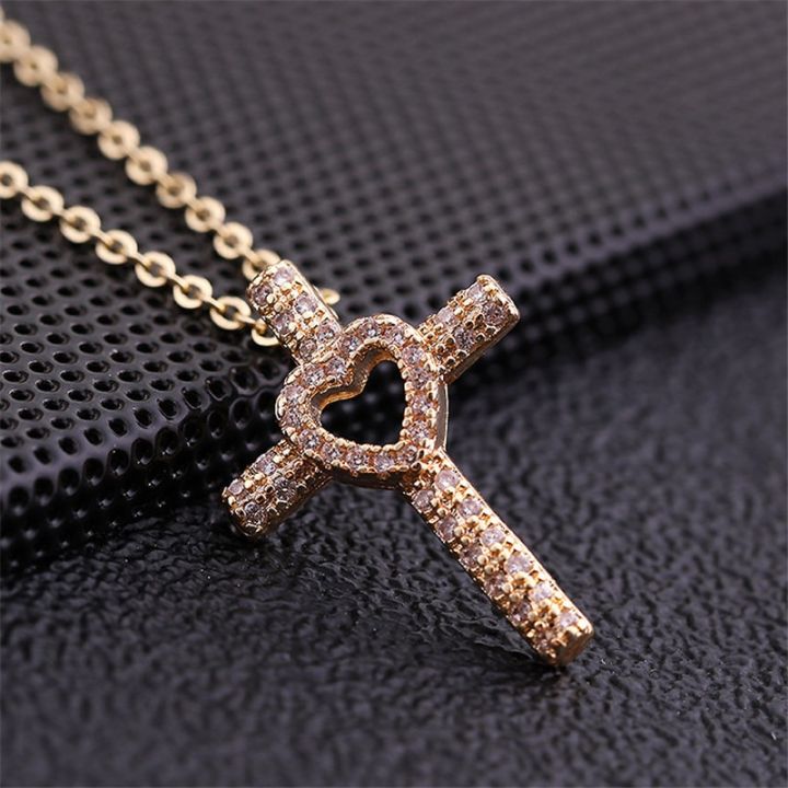 Vintage%20Punk%20Zircon%20Cross%20Pendant%20Necklace%20Stainless%20Steel%20Fashion%20Choker%20Collar%20Jewelry%20Birthday%20Gifts%20For%20Women%20Girls%20-%20Image%206