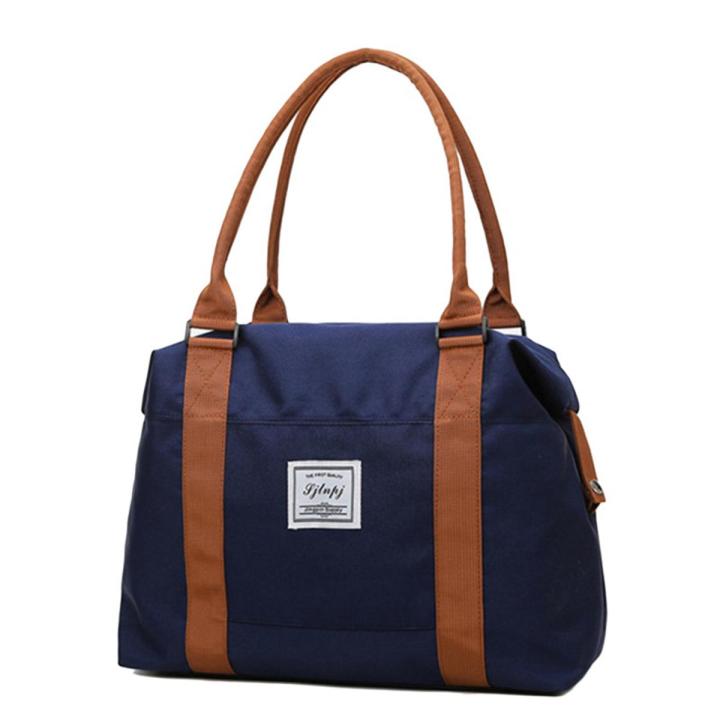 Fashion Large Travel Bag Women Cabin Tote Bags Handbag Oxford Cloth Canvas Waterproof Shoulder Bags Women Weekend Overnight Bags