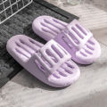 Simple couple leaky slippers women's home indoor home eva-feeling sandals men's bathroom bath wholesale.
