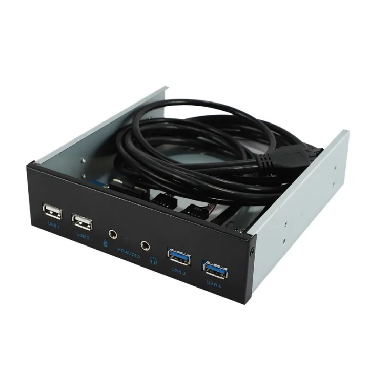 2pcs%205.25%20Inch%20Desktop%20Pc%20Case%20Internal%20Front%20Panel%20USB%20Hub%202%20Ports%20USB%203.0%20and%202%20Ports%20USB%202.0%20-%20Image%208