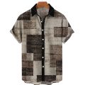 2022 3d Men's Hawaiian Shirt Men 5xl Breathable Summer Stitching Retro Shirts For Men Single Row Button Short Sleeve Men Tops. 