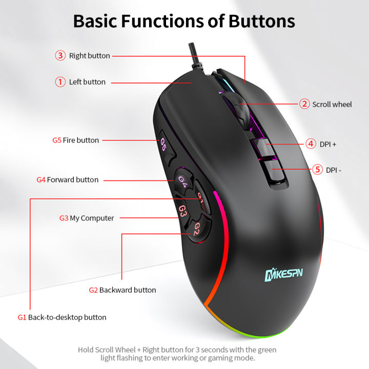 HXSJ%20Wired%20Gaming%20Mouse%207200DPI%20RGB%20Backlit%20Mouse%206%20Adjustable%20DPI%20Levels/10%20Programmable%20Buttons/Back-to-desktop%20Button%20Black%20-%20Image%203