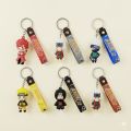 Naruto Anime 3D PVC Action Figures Keychains 7cm - Cute Anime Keyrings for Boys and Girls.