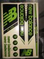 New Balance Cricket Bat Sticker. 
