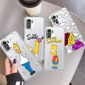 Homer Jay The Simpsons Cool Phone Case For Xiaomi Redmi Note 11 Pro 9C 12 5G 9A 12S K40 13 Pro 10 9 11S Transparent Funda Cover.