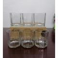 Indulge In Sophistication: Set Of 6 Elegant Water Drinking Glasses With Unique 8-Angle Design (H044). 