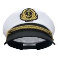 Yacht Captain Hat Navy Marine Hat Adjustable Sailor Captain Costume Men Boat Navy Hat for Adult Kid Men Women.