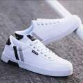 Running Sneakers White Color Shoes Casual Lace-Up Winter And Summer Men'S Shoes. 