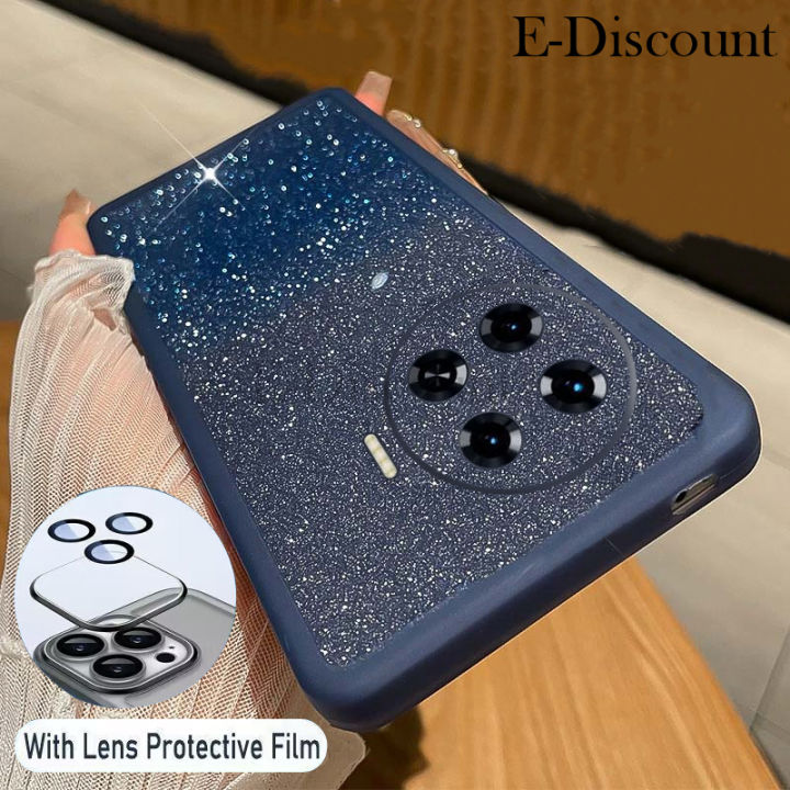 New Phone Case For Tecno Spark 20 Pro+ Cover Camera Protection Semi Transparent Soft Silicone Shockproof Exquisite Glitter Powder For Tecno Spark 20 Pro Plus Case