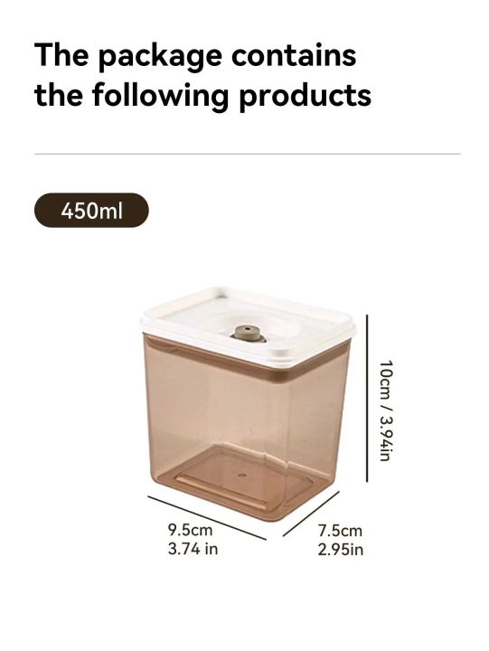 WORTHBUY%20Food%20Storage%20Container%20Spice%20Jar%20Set%20Kitchen%20Box%20Bulk%20Sealed%20Jar%20Refrigerator%20Transparent%20Storage%20Bottle%20Tea%20Tank%20-%20Image%207