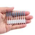 200pcs Slim Brush Professional Interdental Cleaners Soft Picks Tight Teeth Mouthwash Brushes -Blue. 